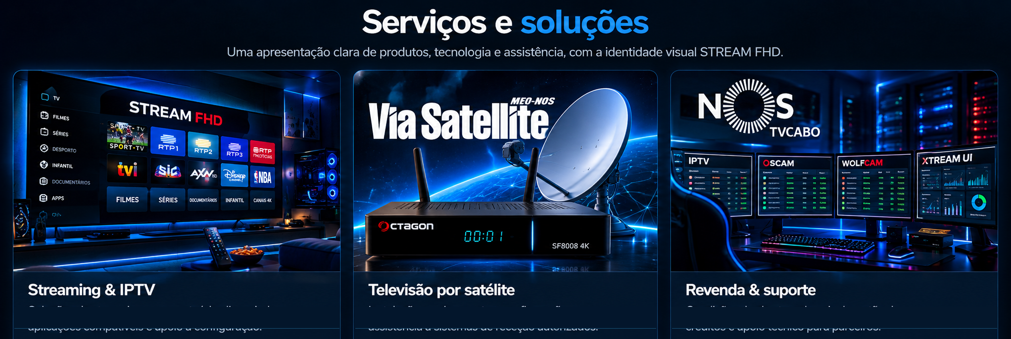 Serviços digitais e televisão
